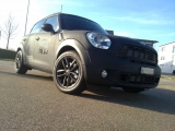 Folierung Mini Countryman S In Schwarz-supermatt / Black-carbon