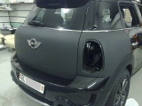 Folierung Mini Countryman S In Schwarz-supermatt / Black-carbon