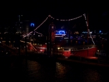 Hamburger Hafen bei Nacht