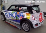 Werbebeklebung Mini Eunova