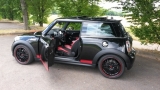 Mini Midnight Black Metallic, Red Rooster Interieur,  Tieferlegung, 17 Zoll Felgen, Blackjack S.Blen