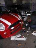 Beklebeaktion bei MINI-INDIVIDUAL in Wuppertal