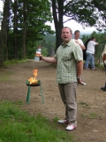 Ich habe Feuer gemacht!