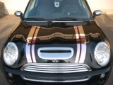Chrom-Stripes mit rotem Rand