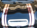 Chrom-Stripes mit rotem Rand