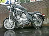 Motorrad nach Unfall