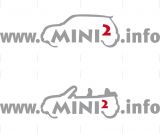 Der MINI² url-aufkleber