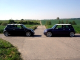 Minis begegnen sich am Abend