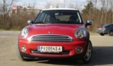mein Cooper Chili Red/weiß/Chromspiegel