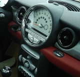 mein Cooper Chili Red/weiß/Chromspiegel