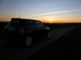Mini Cooper S R56 Sonnenuntergang