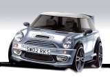 MINI Cooper S JCW GP R53 Skizze