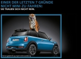 MINI R56 Bayswater "Sie trauen sich nicht hinein"-Sujet