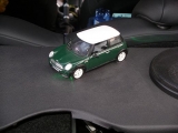 Mini auf Heckablage