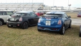 Newton Und Rocky Bei Daytona International Speedway