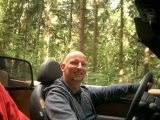 Ein glücklicher KW2 Cabrio Fahrer