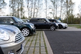 Abfahrt vom Parkplatz Niederfinow