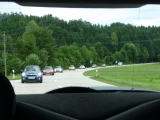 Neun MINI's an der Schnur