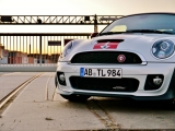 Jcw Coupé Bei Sonnenuntergang