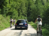 Verkehrshindernisse - Liebi's Grenzlandtour Juli 2013