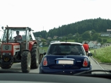 Verkehrshindernisse - Liebi's Grenzlandtour Juli 2013